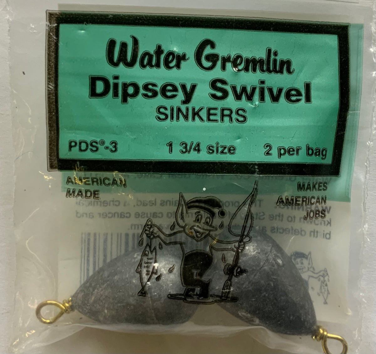 Dipsey Swivel 2 pack 1 3/4oz – The Crappie Store, Dresden ON