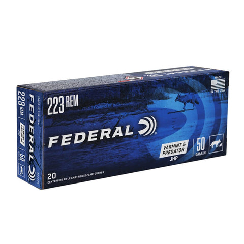 Federal Varmint & Predator 223 REM JHP