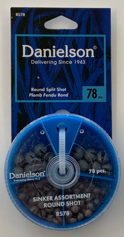 Removable Split Shot Sinker Assortment| Danielson