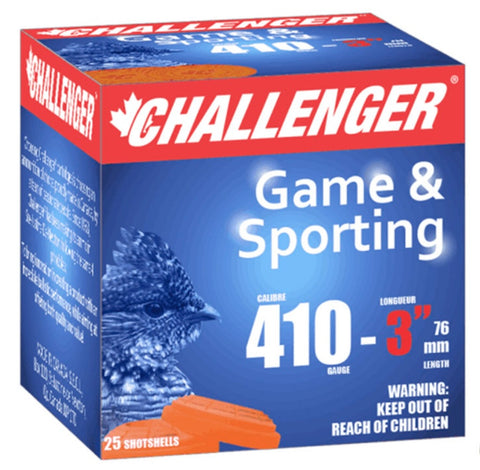 Challenger Game & Sporting 410 GA 3” Shotshells #6