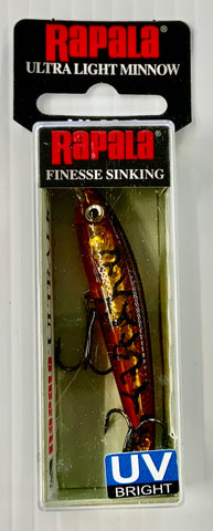 Rapala ULM-6 Ultra Light Minnow Profile Finesse Sinking