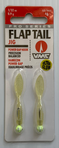 Flap Tail Jig 1/32 oz Glow - VMC