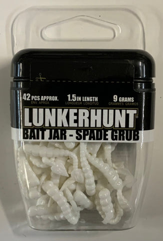 Lunkerhunt Bait Jar Spade Grub