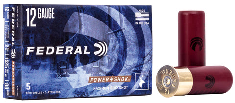 Federal Power Shok 12 GA Buckshot 00B 2 3/4"