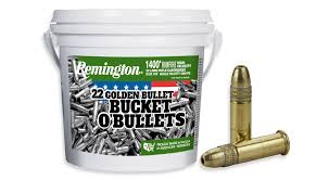 Remington 22 Golden Bullet .22LR Bucket O'Bullets 1400 Rounds