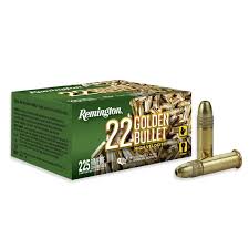 Remington 22 Golden Bullet High Velocity 225 Round Box